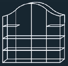 Luxury collectors case Crystal, Silver nickel-plated, 50 x 53 x 12 cm Luxury collectors case Crystal, Silver nickel-plated, 50 x 53 x 12 cm